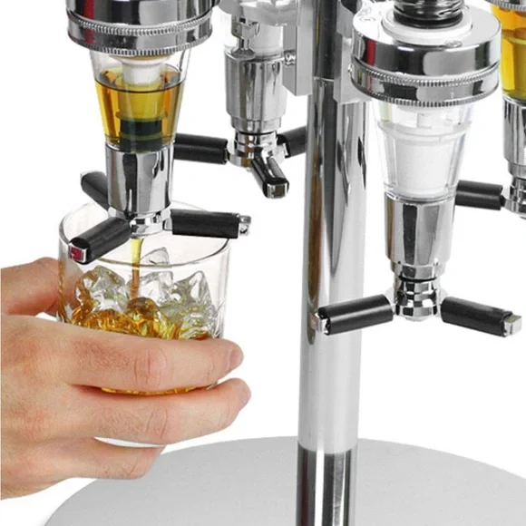 Rotating Liquor Dispenser with Chrome Finish Can be ceiling Mounted or Wall - Picture 2 of 6